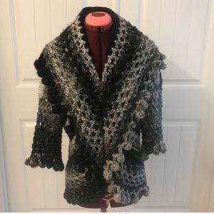 Crocheted sweater/Shaw